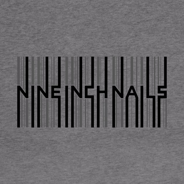 Nine Inch Nails Barcode - Dark by jeffective